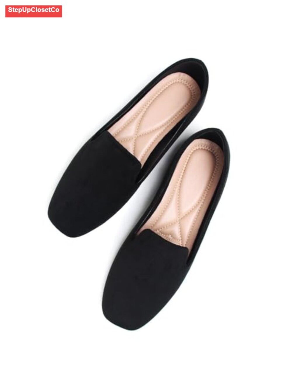 Classic Cute Slip On Ballet Flats Suede Anti-Slip Lightweight Women's Dress